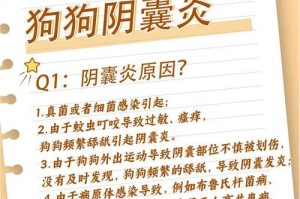 狗屁眼肿了是什么情况？（原因、症状和治疗方法详解）
