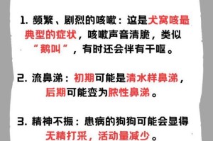 了解以狗得窝咳的症状与治疗方法（探索狗得窝咳的症状、预防和治疗方式）