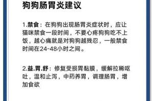 狗狗胃炎消炎药的使用时长（探寻狗狗胃炎消炎药的最佳用药时间）