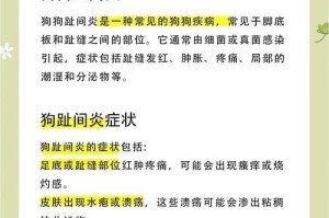宠物指间炎的发作时间及预防方法（了解宠物指间炎发作的时间轴，保护宠物健康）