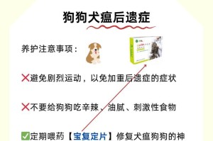 初期狗瘟病狗狗的饮食需要注意什么？（了解初期狗瘟病狗狗的饮食需求，让它们更快康复）